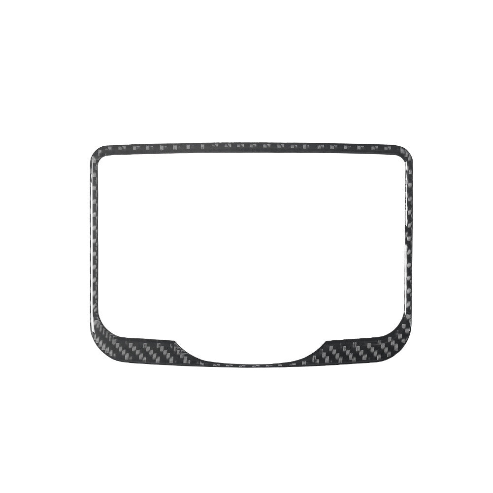 Carbon Fiber Rear Center Cupholder Frame Cover Trim for Hyundai Azera 2006-2011