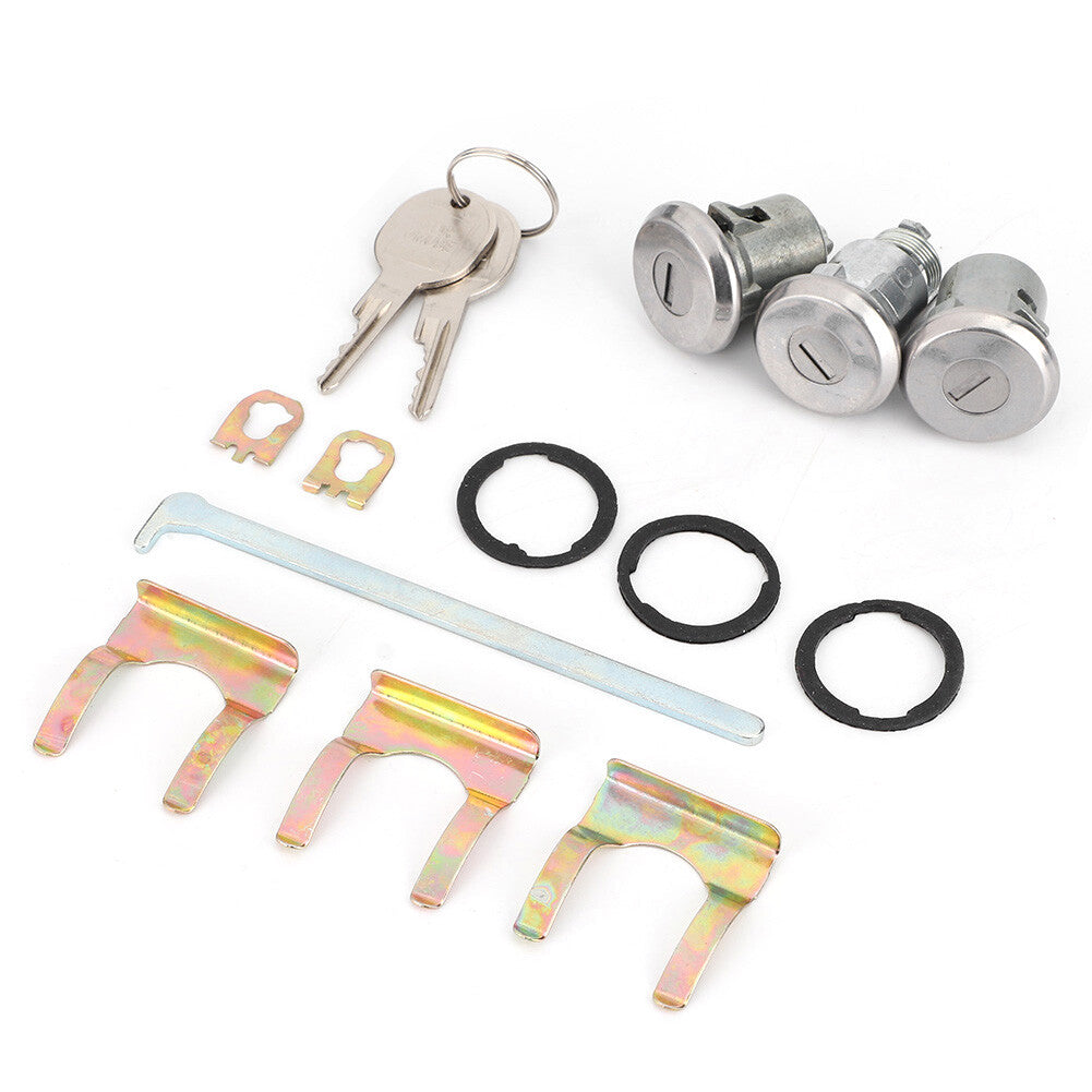 Hot Cutlass Lock Set Door Trunk Key Kit 654394765282 Replacement Part For