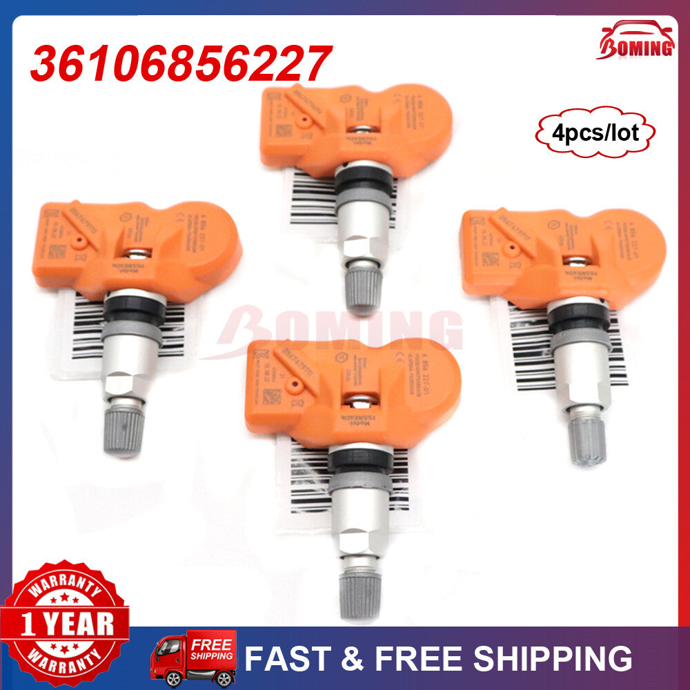 New 4X Tire Pressure Sensor (TPMS) for BMW X5, X3, Z4, for Mini Cooper , 433MHz, 36106856227