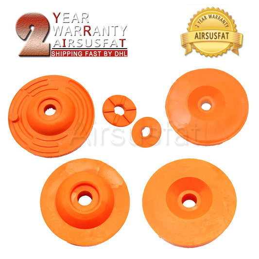 4pcs Front Rear Hydraulic ABC Shock Buffer Rubber Top Mount for Mercedes W221