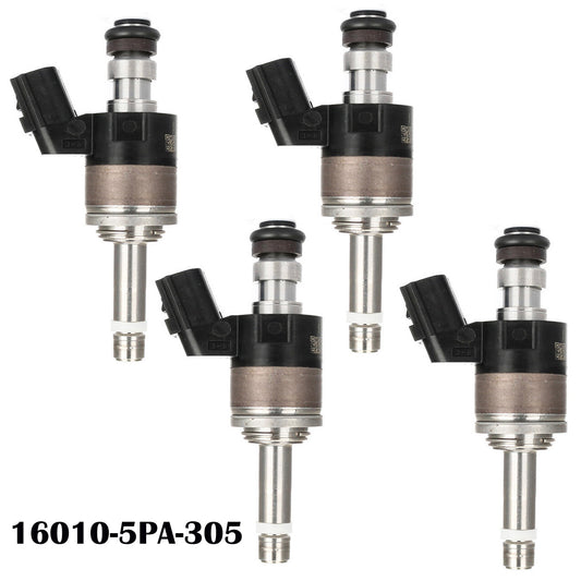 4-pack of fuel injectors 16010-5PA-305, suitable for Honda Accord 2018-2020 and CR-V 2017-20 1.5L.