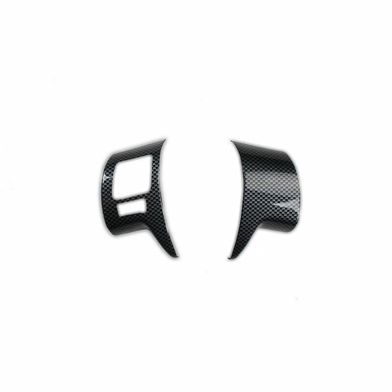 for Toyota for Corolla 2007-2013 Carbon Fiber Car Steering Wheel Switch Cover Trim
