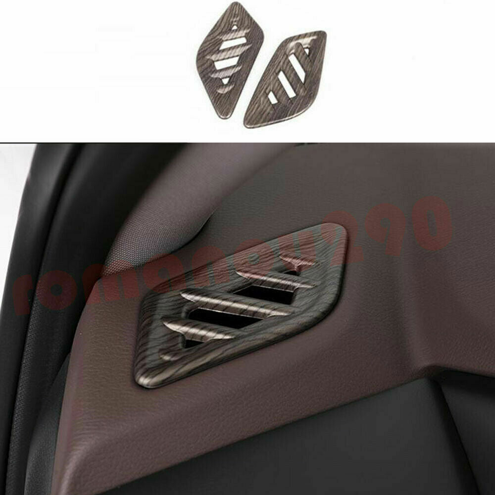 for Nissan Rogue 2021-2022 ABS Wood Grain Dashboard Air Vent Outlet Cover Trim