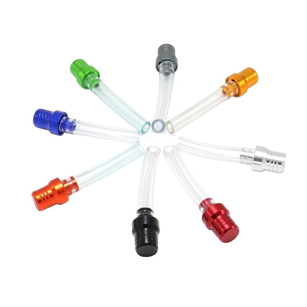 Motorcycle Fuel Tank Cap Vent Breathing Tube Hose Two-Way Fuel-Saving Off-Road