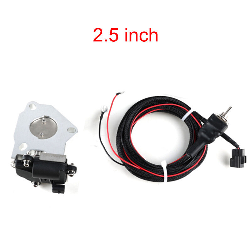 2.5 / 2.5inch Electric Exhaust Valve Control Motor Kit with Manual Switch 12V