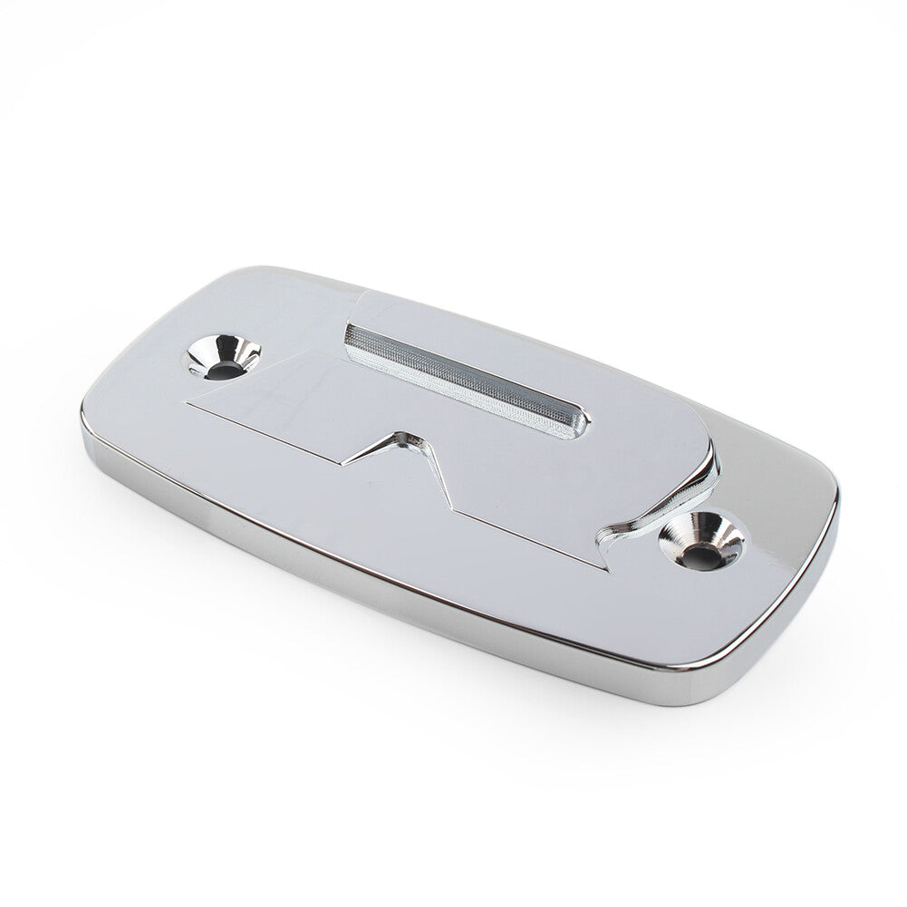 for Suzuki Boulevard Front Brake Master Cylinder Reservoir Cover Cap Silver