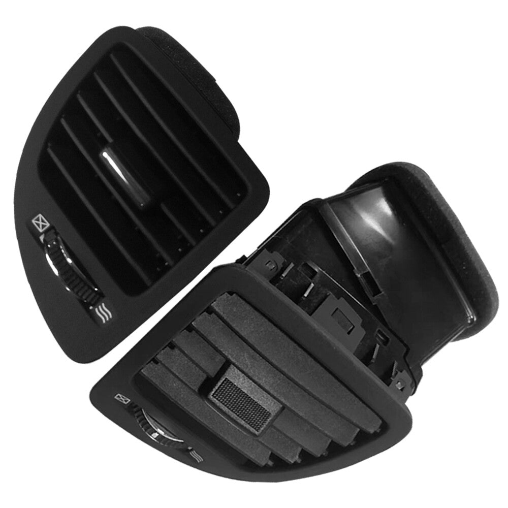 2x Left Right Side Air Conditioning Vent Duct Black Fit For Sportage 2005-2010