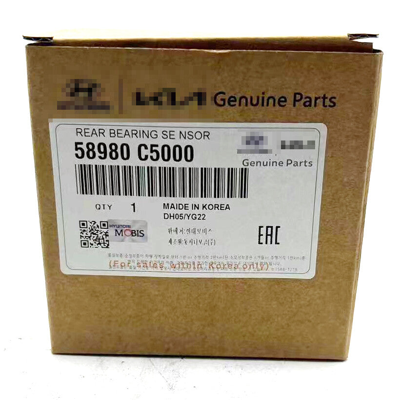 Rear ABS wheel speed sensors are compatible with 2015-21 for Kia Sorento 2WD 58980-C5000