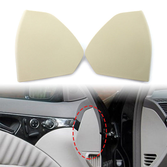 2PCS Car Front Door Upper Cover Trim Beige Fit for Mercedes W211 E-Class 2003-2009