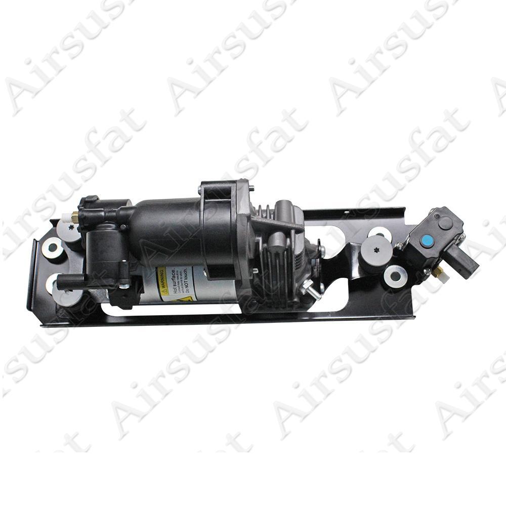 for BMW 5 Series E61 Touring 04-10 air suspension compressor with bracket + valve block