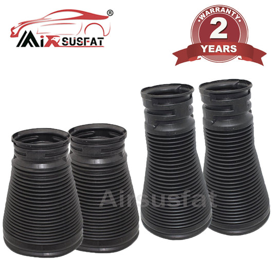 4x Front Rear Air Shock Dust Boot Cover for Mercedes W222 S-Class Suspension New