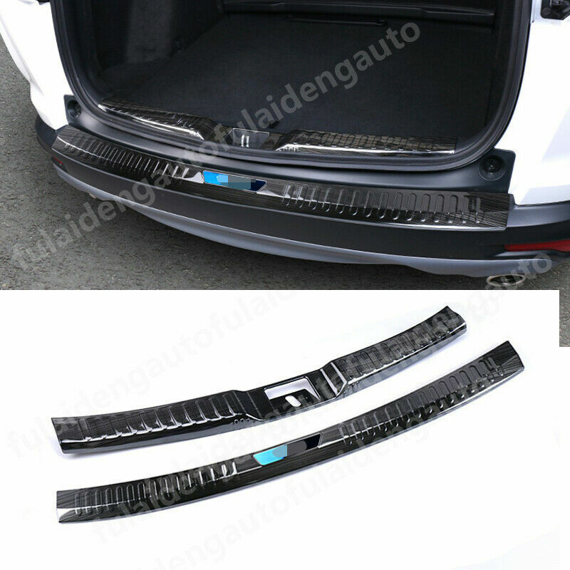 2P Black Rear Bumper Trunk Protector Cover Trim for Honda CRV CR-V 5th 2017-2022