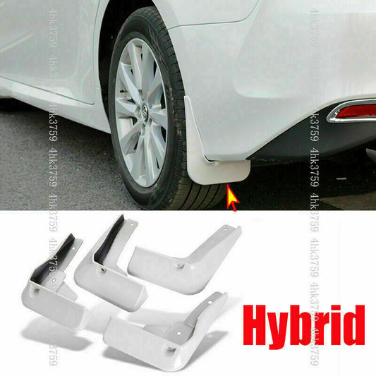 for Toyota for Camry XLE,LE,L, Hybrid 2018-2023 White Mud Flaps Splash Guards Fender