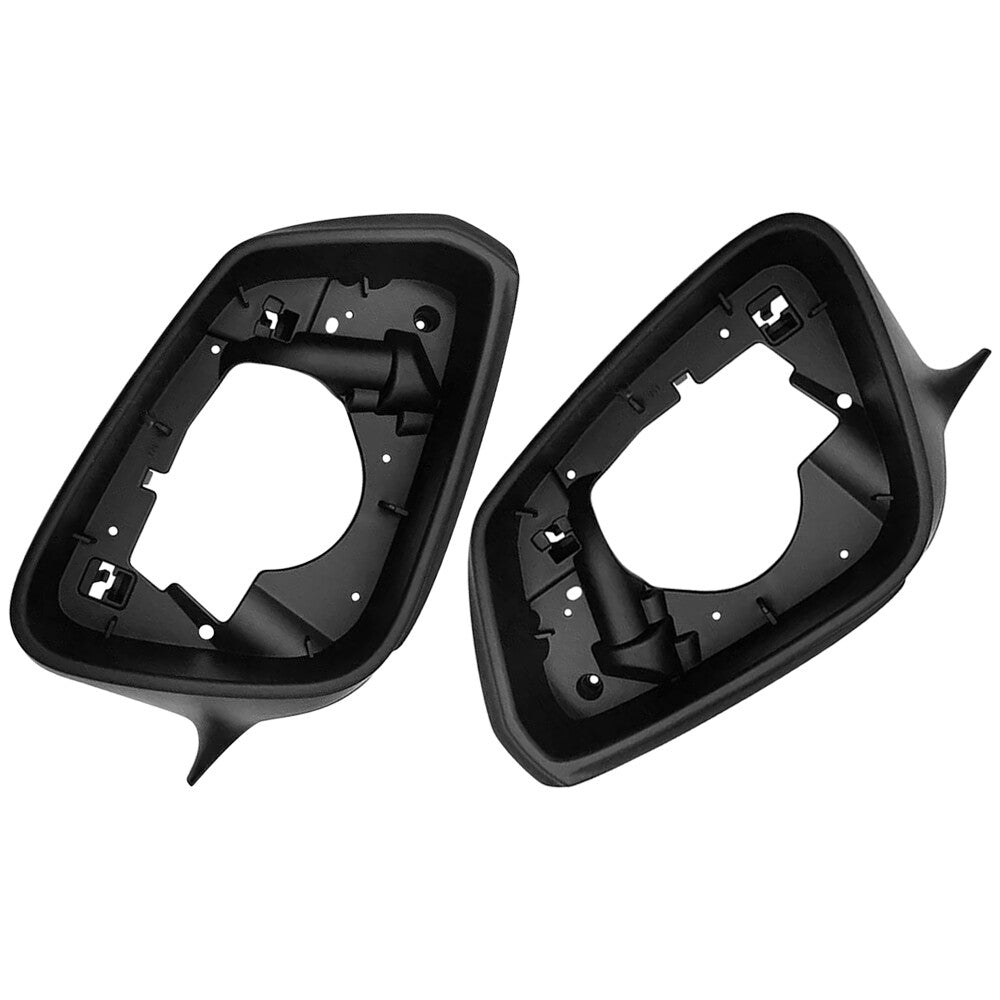 2Pcs Front Left+Right Door Mirror Trim Ring For 2014-2017 5 Series F10 F11 F18