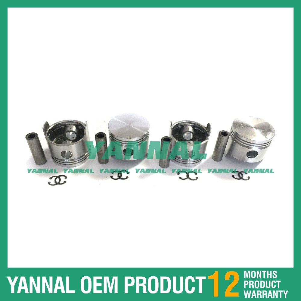new 4-piece 4P piston kit for Toyota engine parts