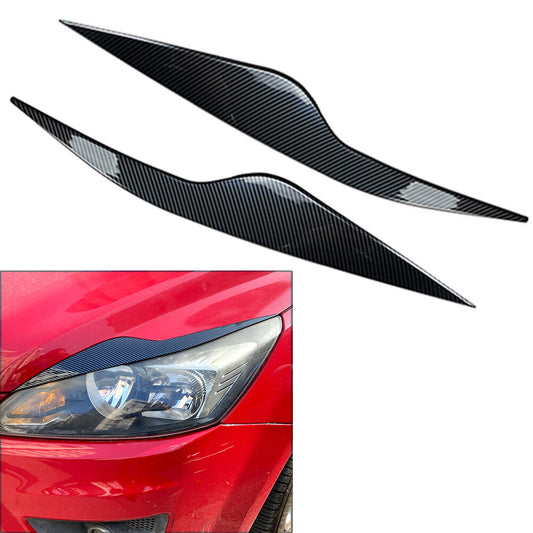 Eyelids Headlight Eyebrows Trim Fits for Ford Focus MK2 C307 2008-2010