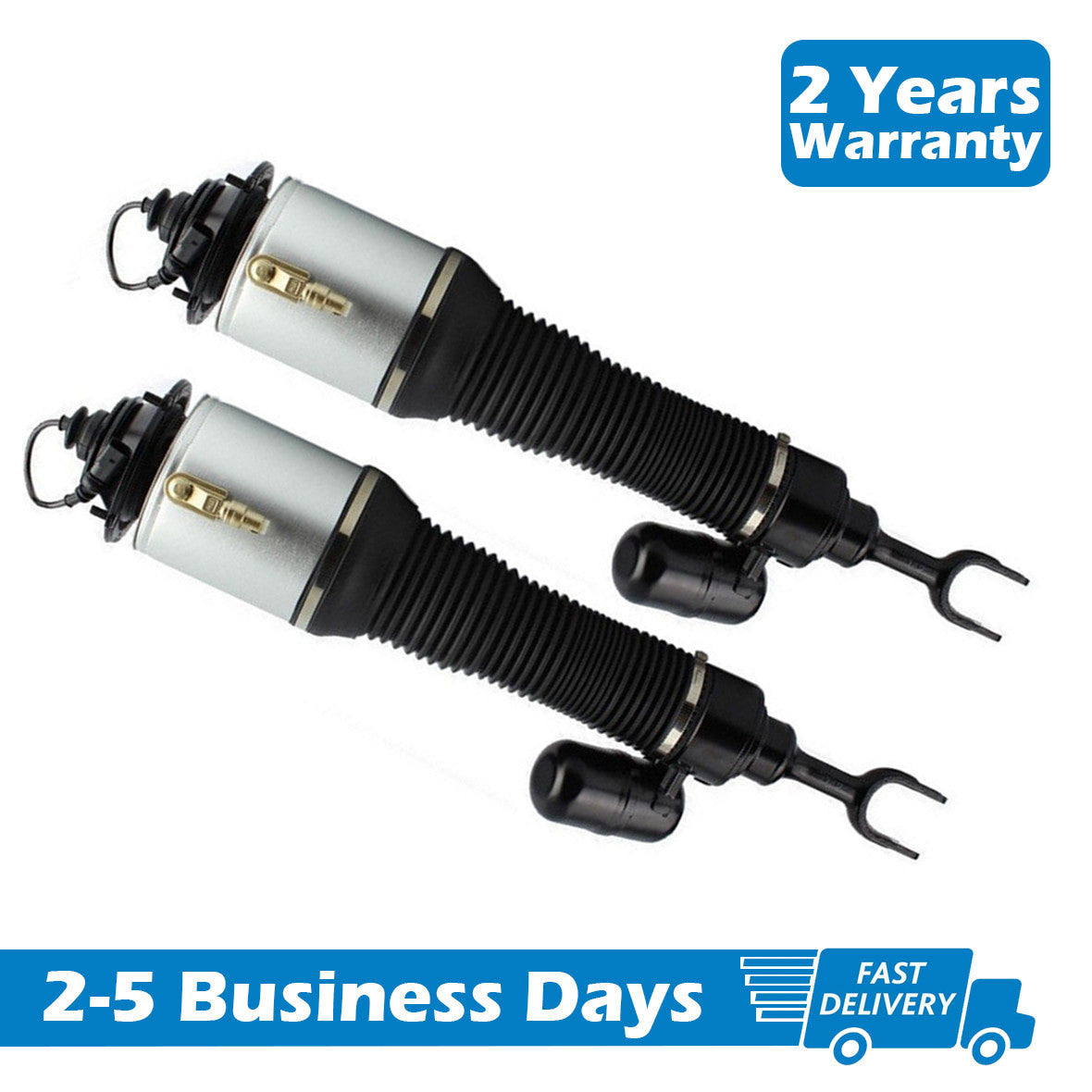 Two-piece front air suspension struts with electric adjustment for Volkswagen Phaeton 3D 2002-2016