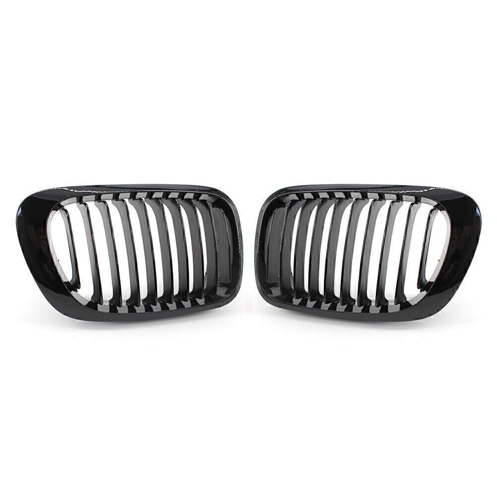 Front Kidney Bumper Grille for BMW 3-Series E46 Cabrio 2000-2003 Pre-facelift