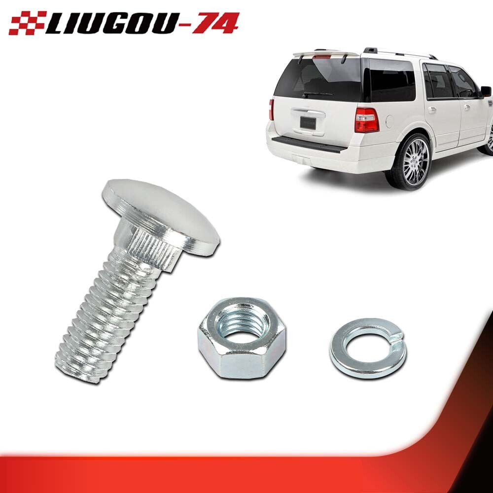 new set of front and rear bumper bolts suitable for Ford 7/16-14x1-1/4 inch closed round head bumpers.