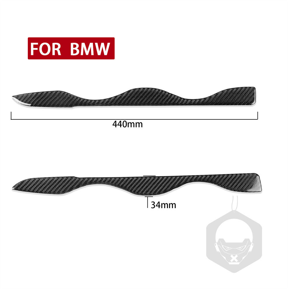 Carbon Fiber Front Headlight Eyelids Eyebrow Trim for BMW 5 Series E34 1988-1996