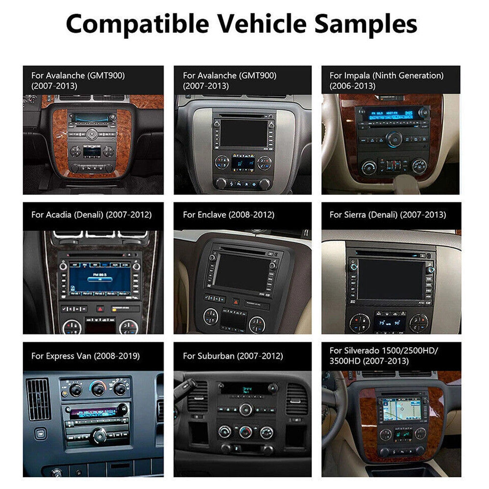 for GMC Acadia 2007-2016 Android Auto Carplay Car Stereo Radio Screen GPS Navi