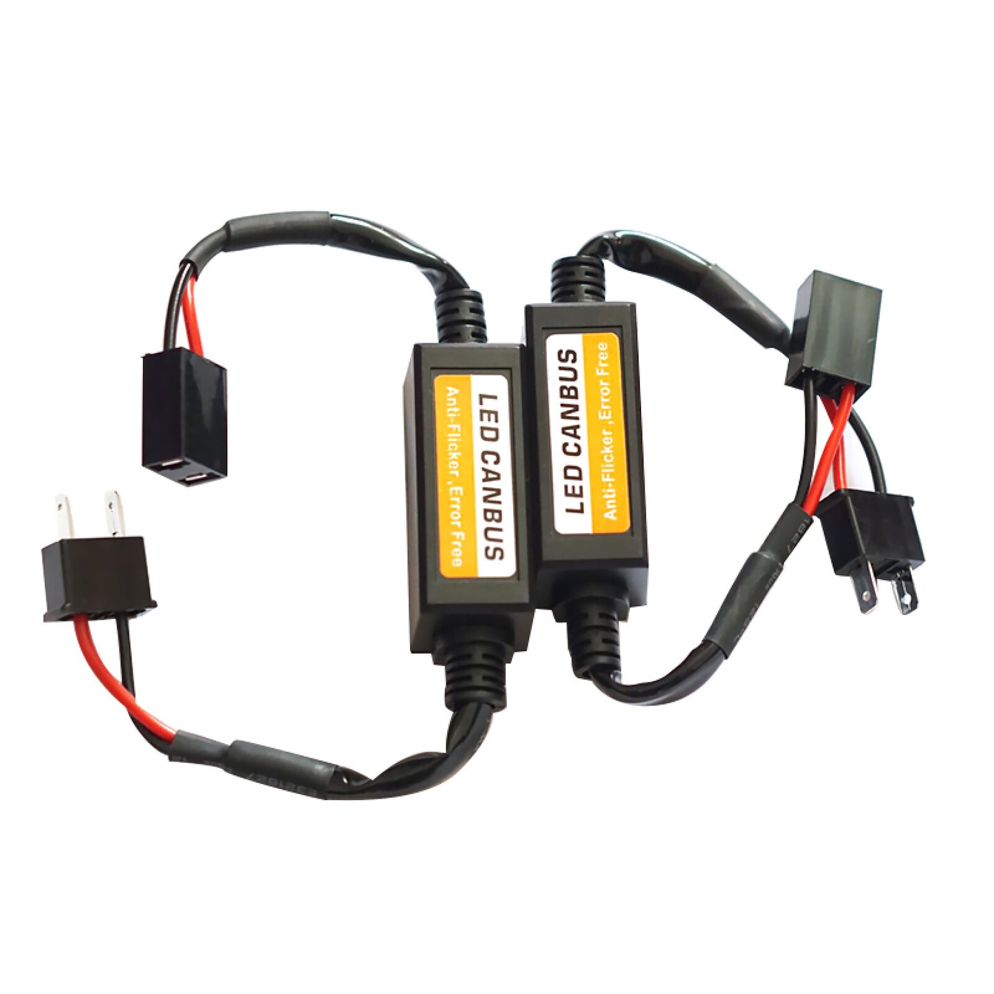2PCS H7 Headlight Canbus LED Decoder HID Anti-Flickering Load Resistor Canceller
