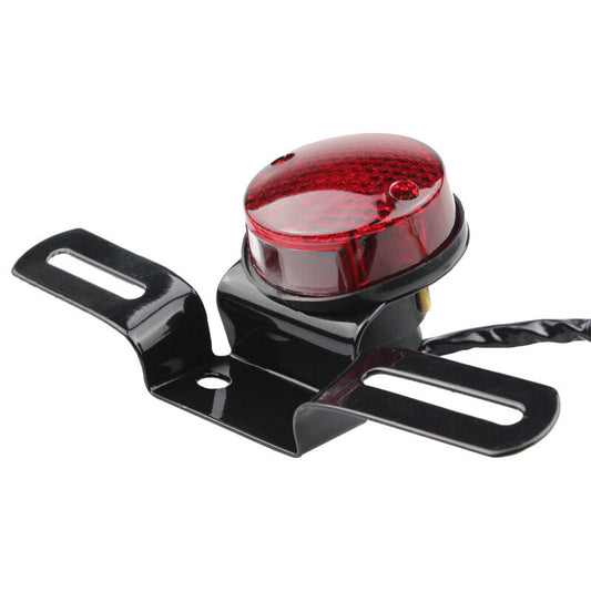 Motorcycle LED rear brake taillight, license plate mounting, turn signal light (1 piece)