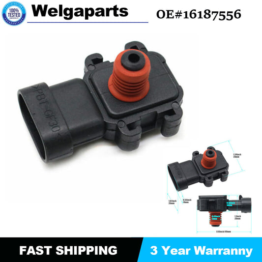 1xMAP Manifold Absolute Pressure Sensor for Buick for Cadillac for GMC for Chevy for Pontiac US