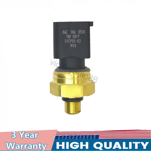 New pressure fuel sensor 06E906051E, suitable for 2007-2010 for Audi A6 for A8 and for Volkswagen GTI models 06E906051K
