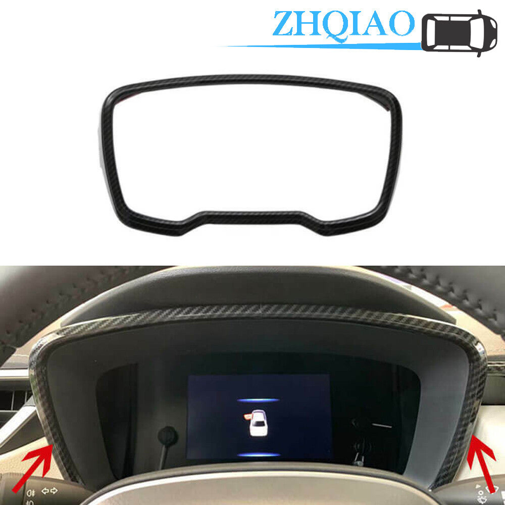 Carbon Fiber Style Dashboard Panel Frame Cover Trim Fit for Toyota for Corolla 2019 2020