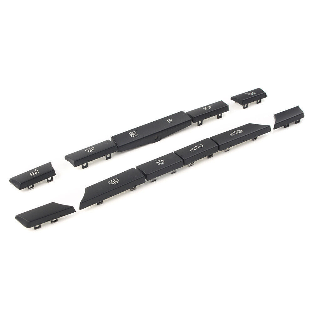 11 Buttons Key Caps Repair A/C Heater Switch for BMW 5 Series F07 GT 6/7 Series