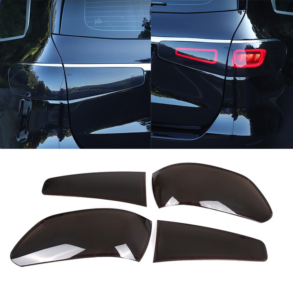 Smoke Black ABS Tail Light Lamp Guards Cover for Mercedes-Benz GLS Class 20-2022