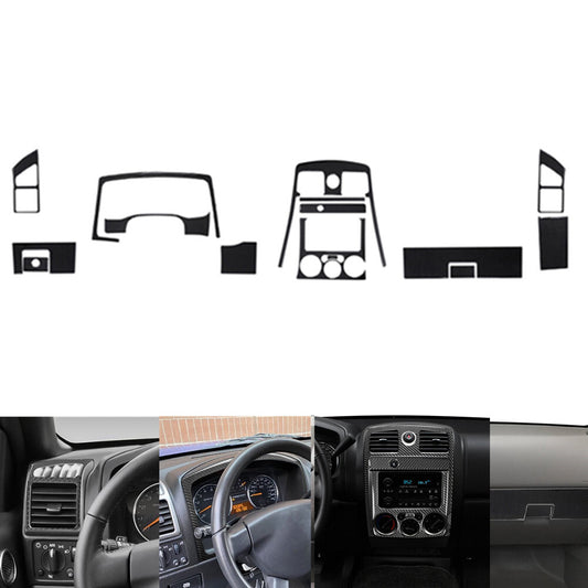 15X Carbon Fiber Front Dashboard(TCS) Cover For Colorado 2004-12/ for Canyon 2005-12
