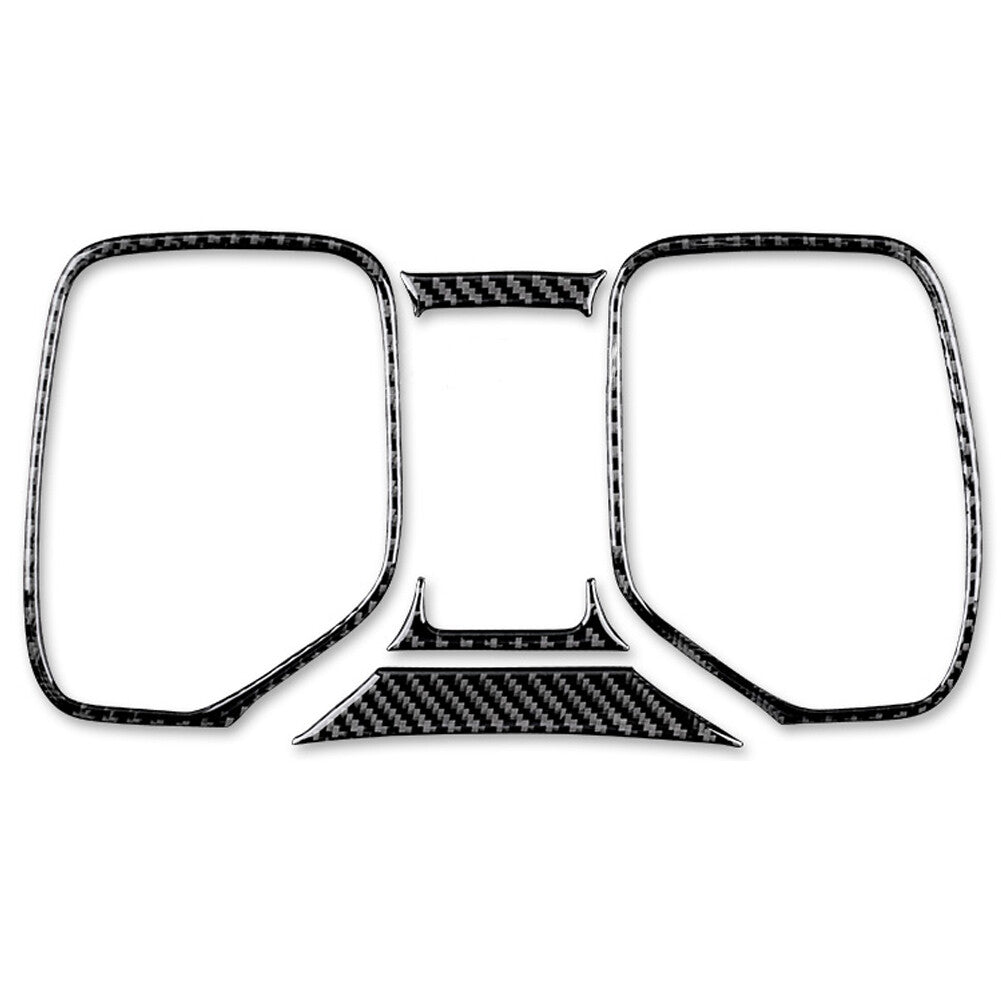 5Pcs Carbon Fiber Dashboard Frame Cover Trim for Chevrolet Camaro 2010-2015