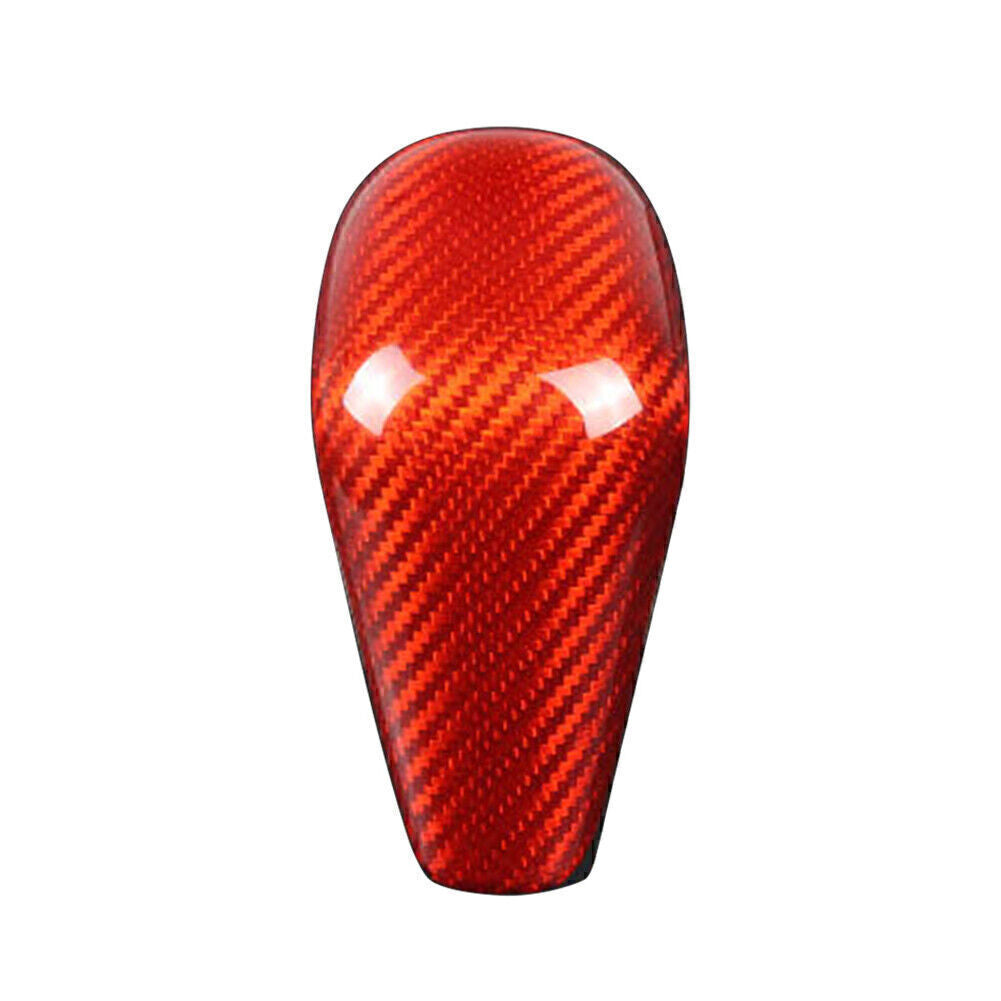 for Audi A6 2016-2018/A7 2015-2018 2017 Carbon Fiber Gear Shift Knob Cover Trim