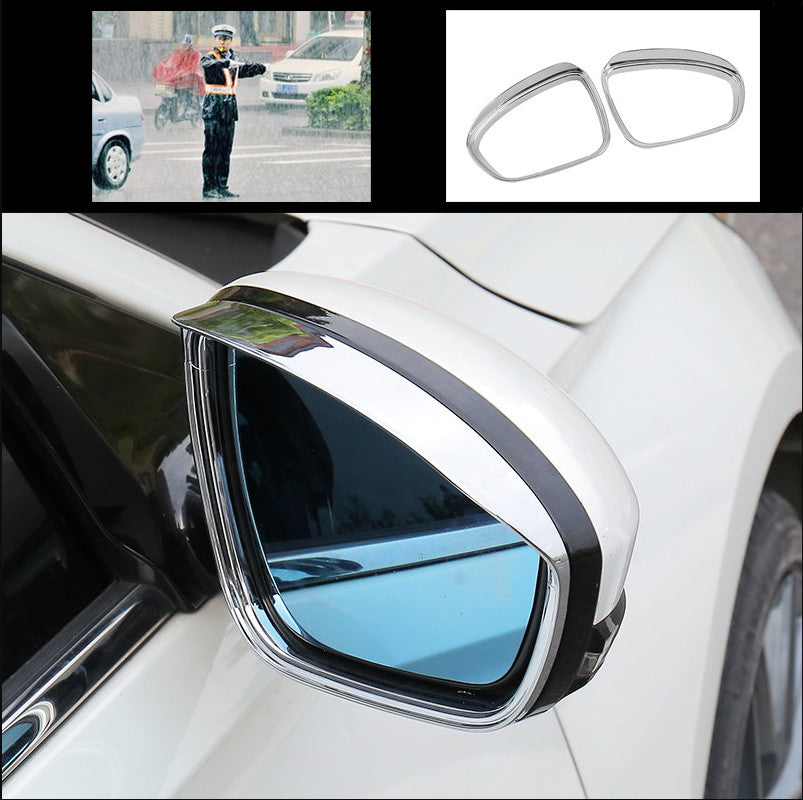 for Nissan Altima 2019-22 ABS Chrome Rearview Mirror Rain Eyebrow Cover Trim 2X