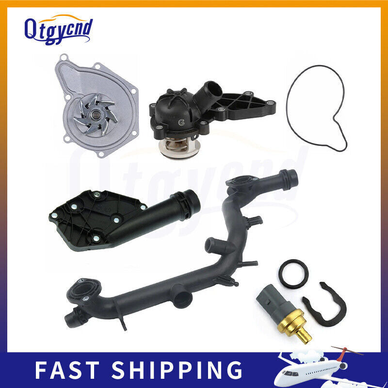 New Cooling System Kit for Audi A4 Quattro A5 Quattro Q5 3.2 V6 PUMP THERMOSTAT PIPE