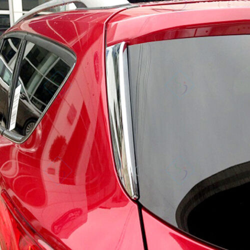Chrome ABS Rear Window Side Moulding Cover Trim Decor for Ford Escape 2013-2019