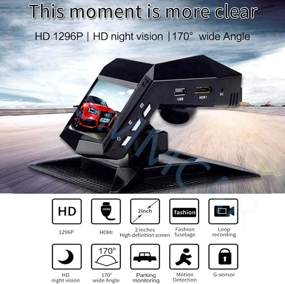 HD Dash Cam Car DVR Camera Driving Video Recorder 170¡ã G-sensor Night Vision