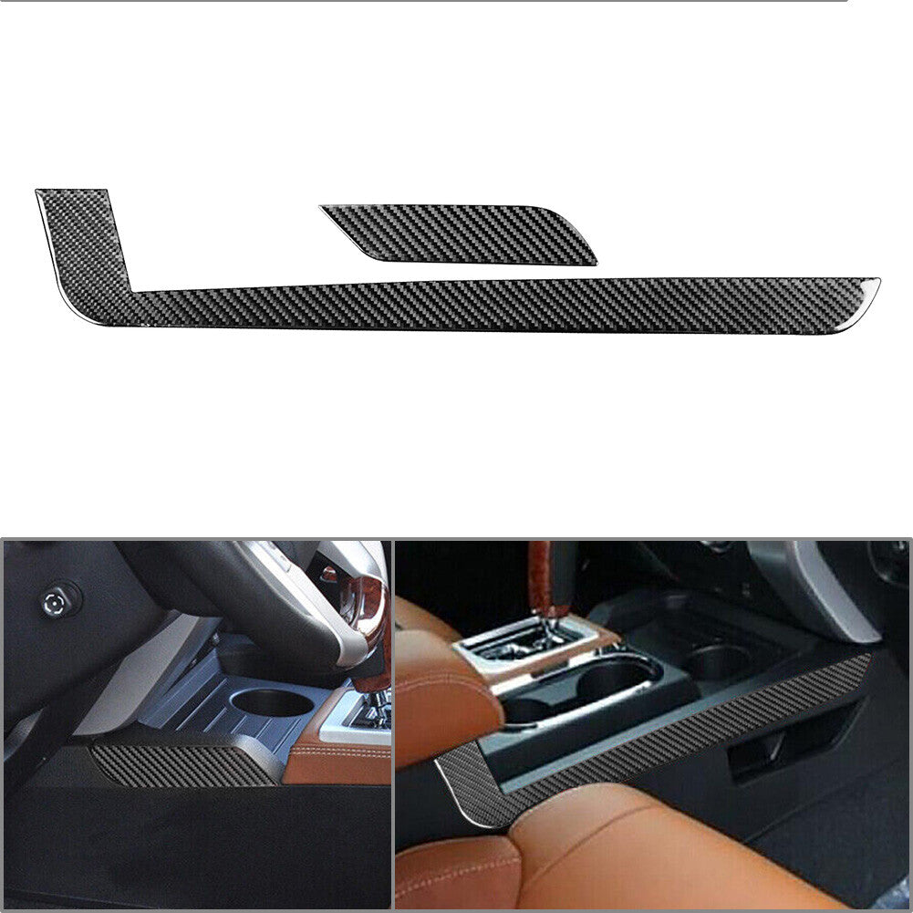 Carbon Fiber Central Control Gear Shift Side Cover for Toyota Tundra 2014-2021