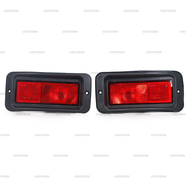 Pair For Montero Pajero Sport 1999-2010 2x Rear Bumper Tail Lights Fog Lamp