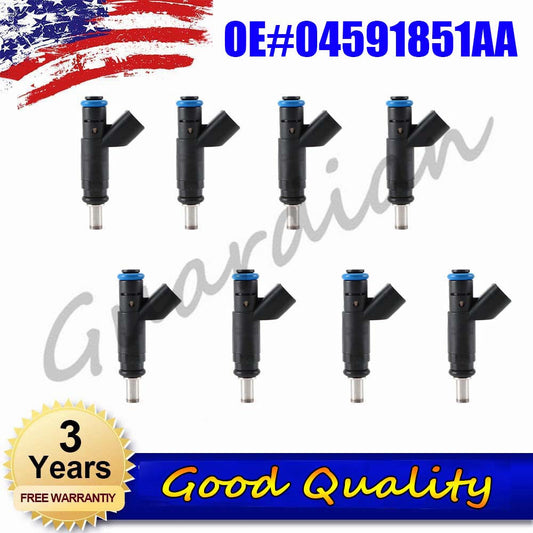 8-pack fuel injectors 04591851AA for Chrysler for Dodge chargers, for Jeep Grand Cherokee, for Ram