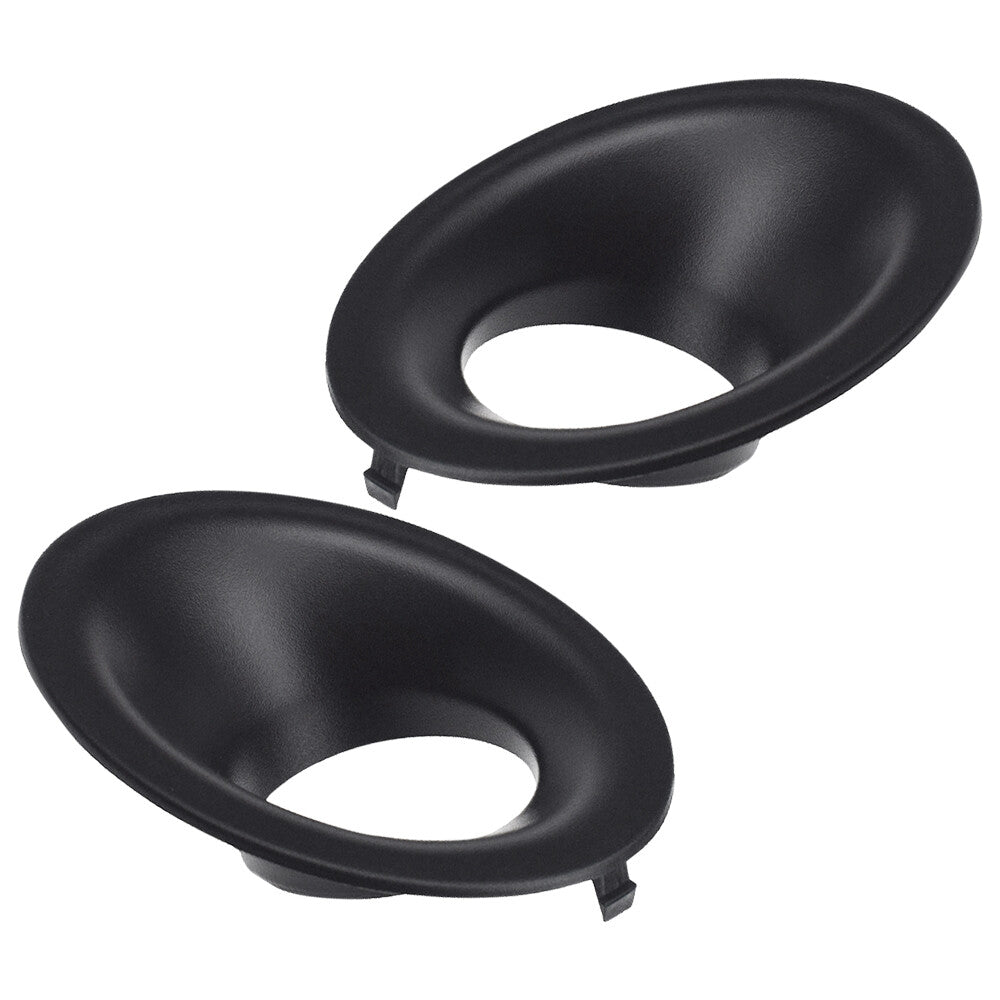 2X Front Fog Light Lamp Cover Bezel Black Left+Right for Challenger 2015-2020