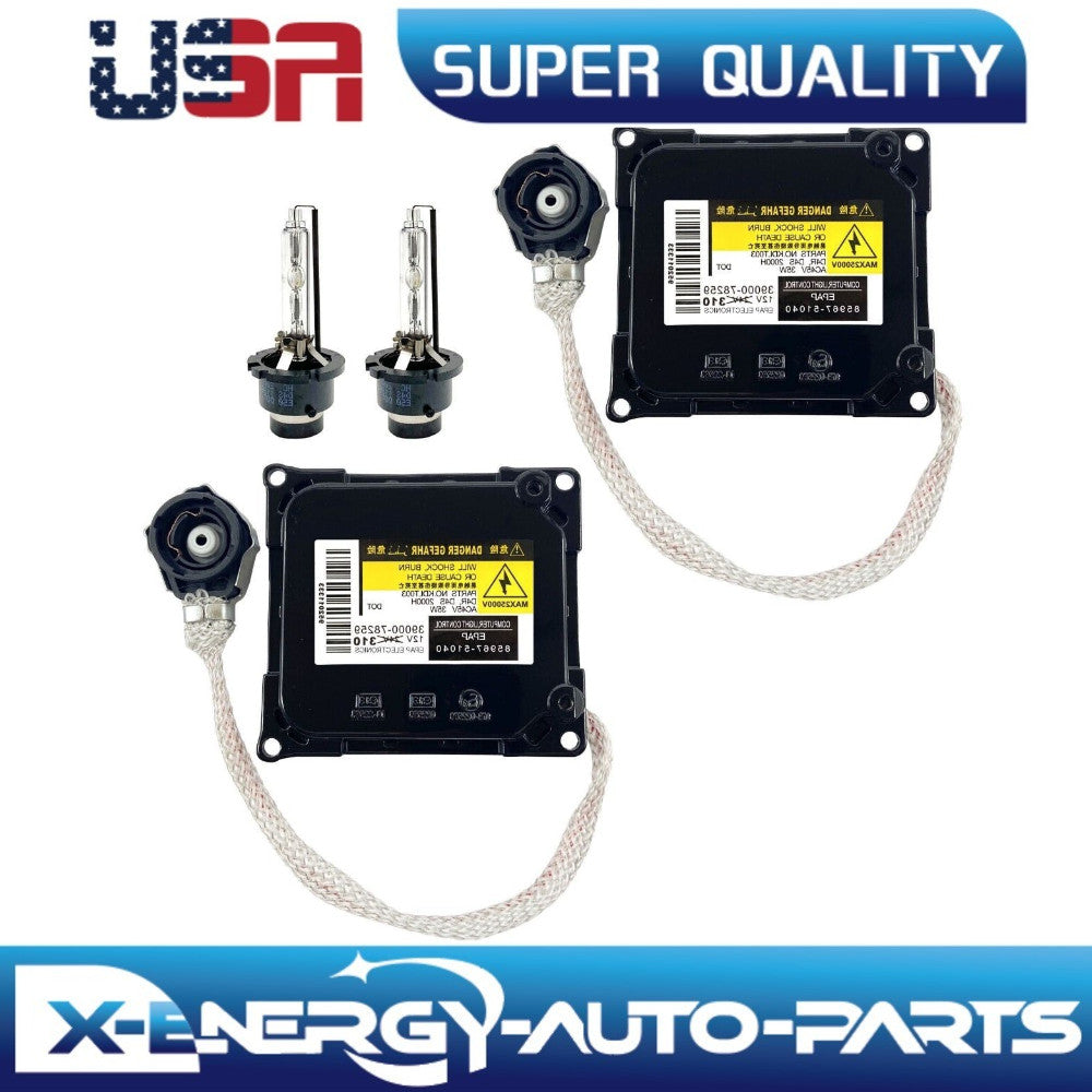 2x New For 10-13 for Lexus GX 460 Xenon Ballast Igniter HID D4S Bulb Light Computer