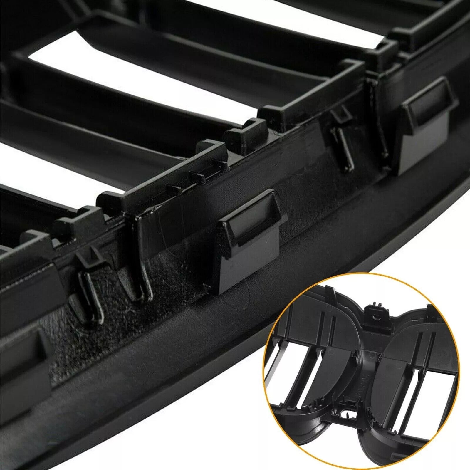 for BMW G20 G21 3-Series 330i 2019 -2022 Front Bumper Kidney Grille Gloss Black