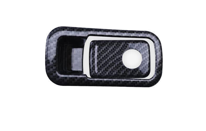 for Volkswagen Atlas 2018-23 Carbon Look Passenger Storage Box Handle Trim Cover