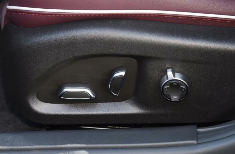 for Cadillac CT4 2020-24 Matte Silver Inner for Seat Adjustment Button Cover Trim 6P