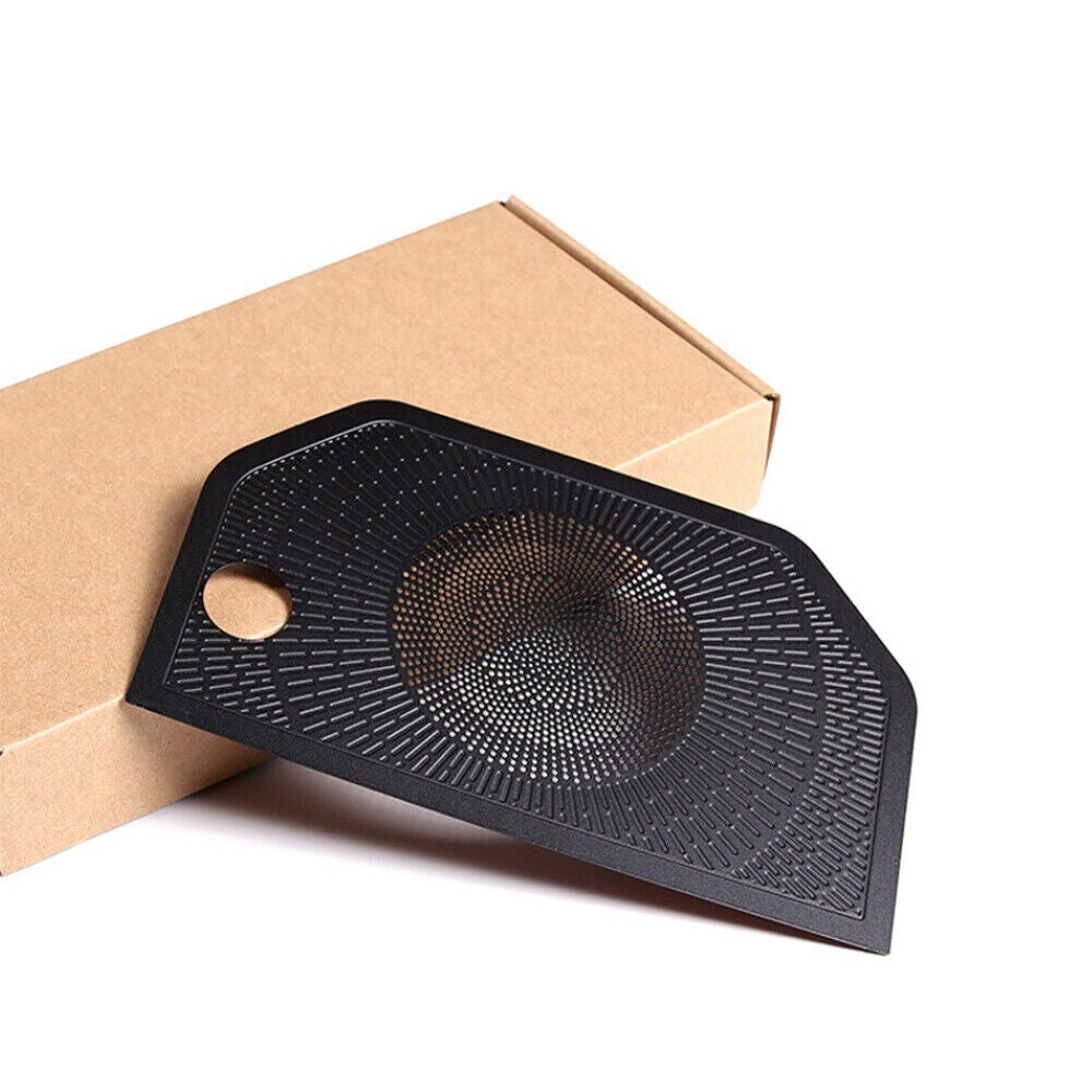 Steel Black Car Dashboard Speaker Mesh Net Panel Cover For Toyot@ Tundr@ 2022-23