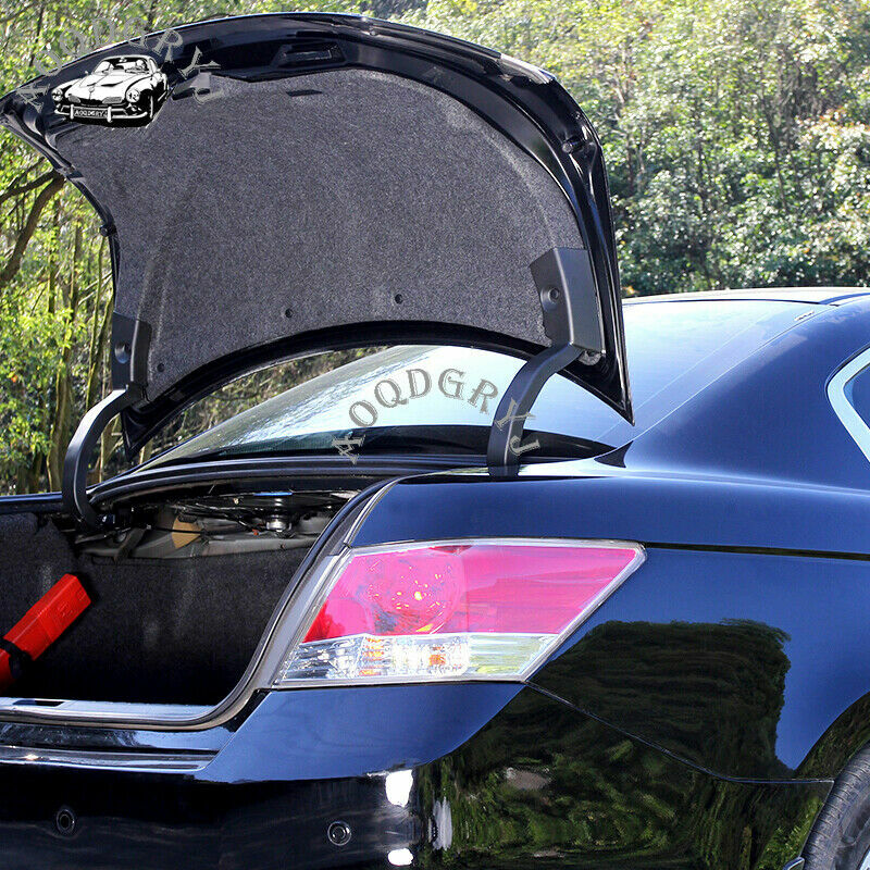 2P black rear trunk arm hinge cover garnish for Honda Accord 4DR sedan 2008-2012