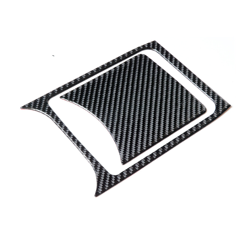 Carbon Fiber Rear Watercup Panel Control Trim Cover for Subaru Forester 2005-08